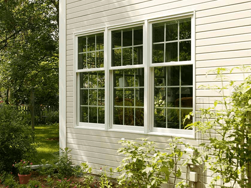 Doppelflügelige Fenster