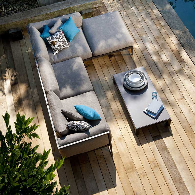 Terrassendielen im Freien
