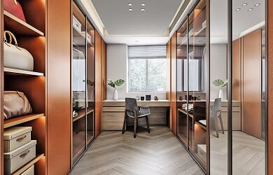 Moderne Schiebetür Kleiderschrank Kupferglas.jpg